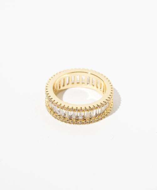 Baguette Crystal Ring