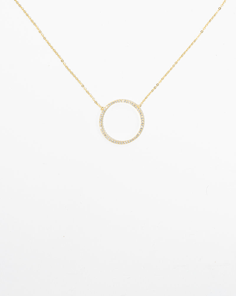 Hoop Pendant Necklace