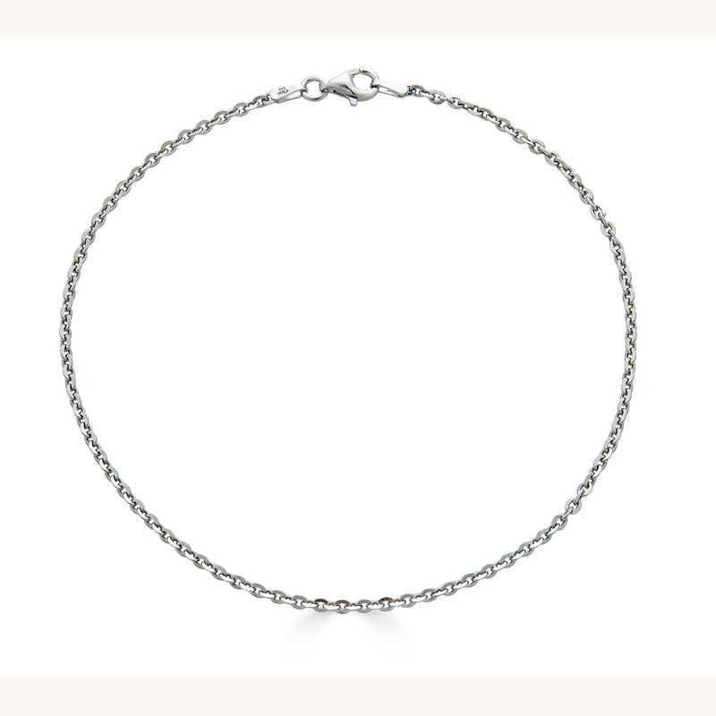 Delicate Cable Rolo Chain Anklet